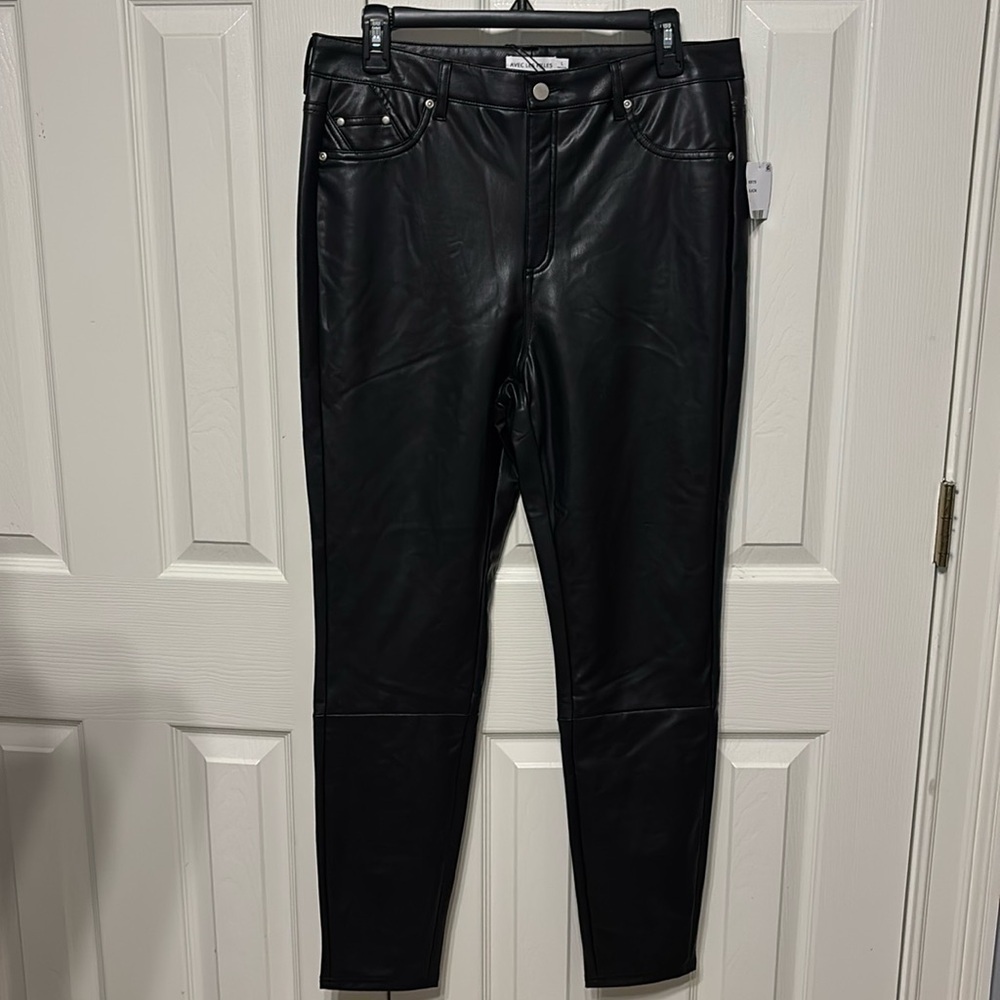 Avec Les Filles Faux-Ever Leather Pants
